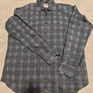3/$15    Men's Thomas Dean Long Sleeve Button Up Shirt